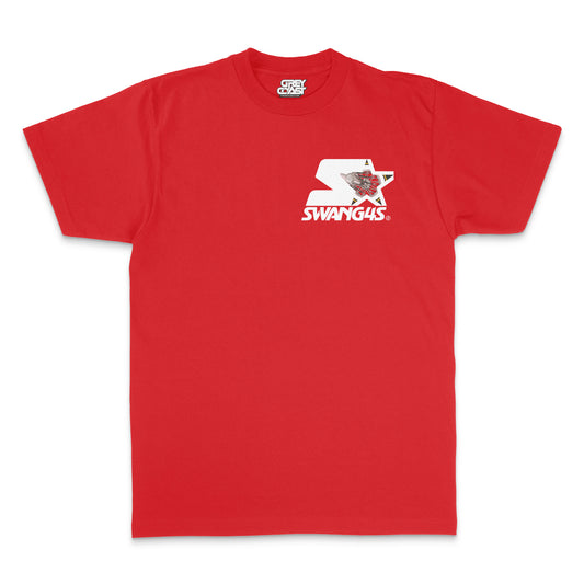 SWANG4S Star on Chest T-Shirt Red